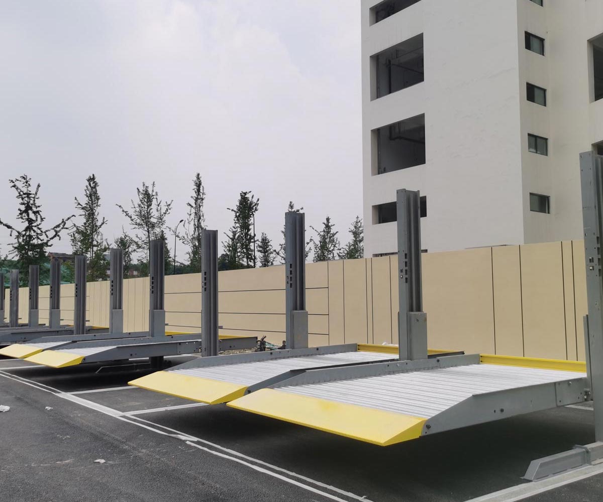 赫章二層升降式機(jī)械式立體停車設(shè)備拆除