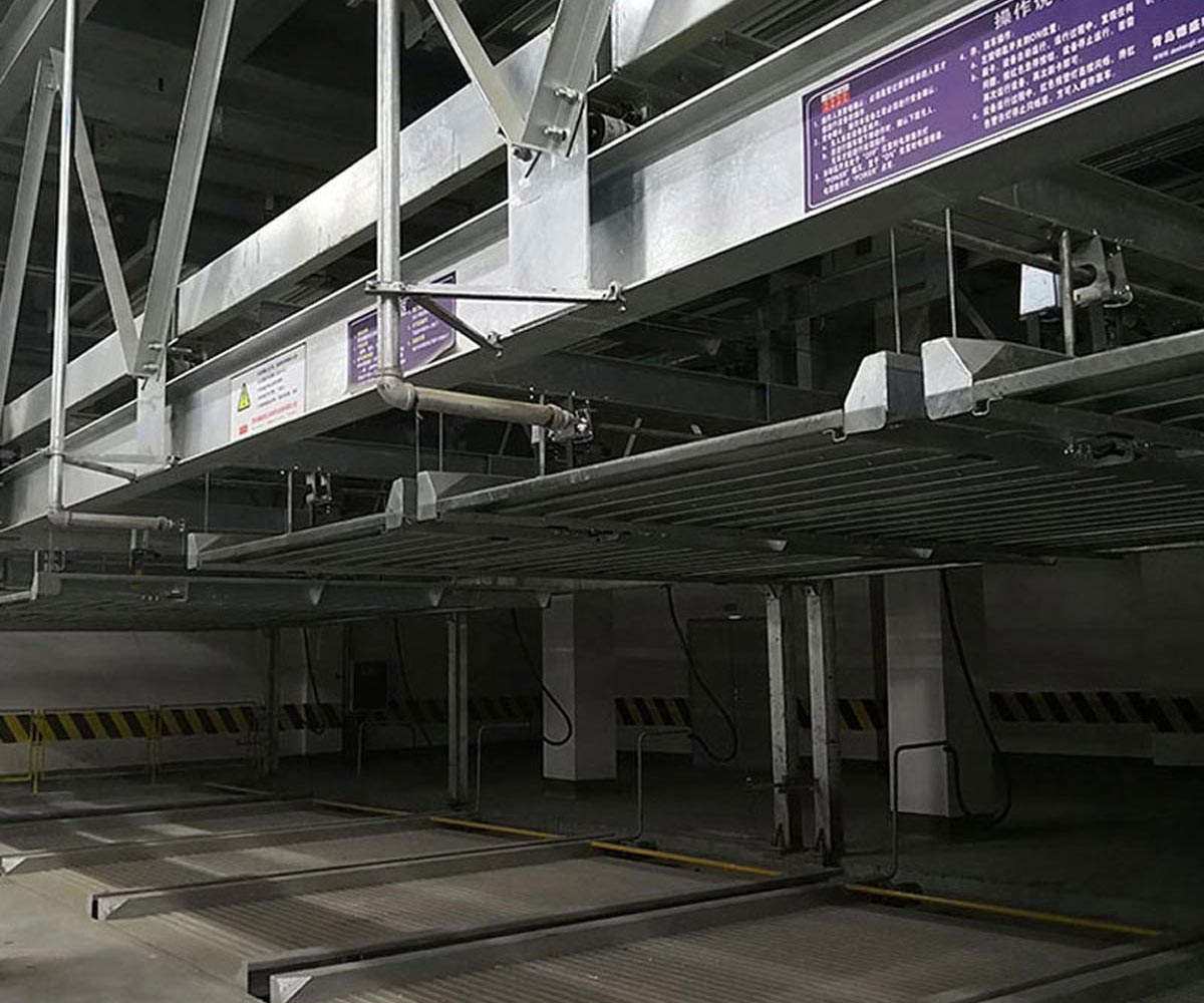 黎平左右橫移機(jī)械停車庫拆除