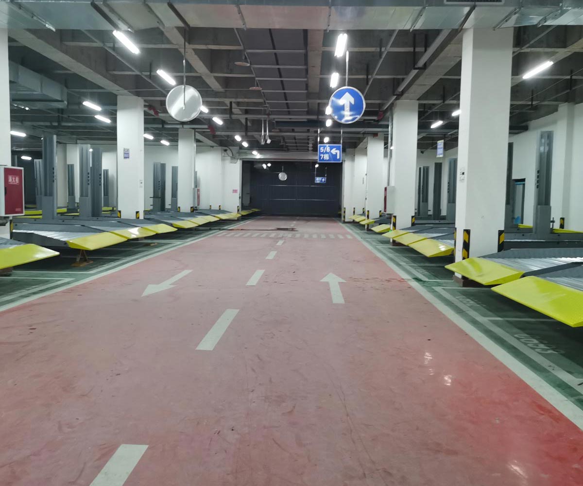 畢節二層升降平移機械停車庫回收