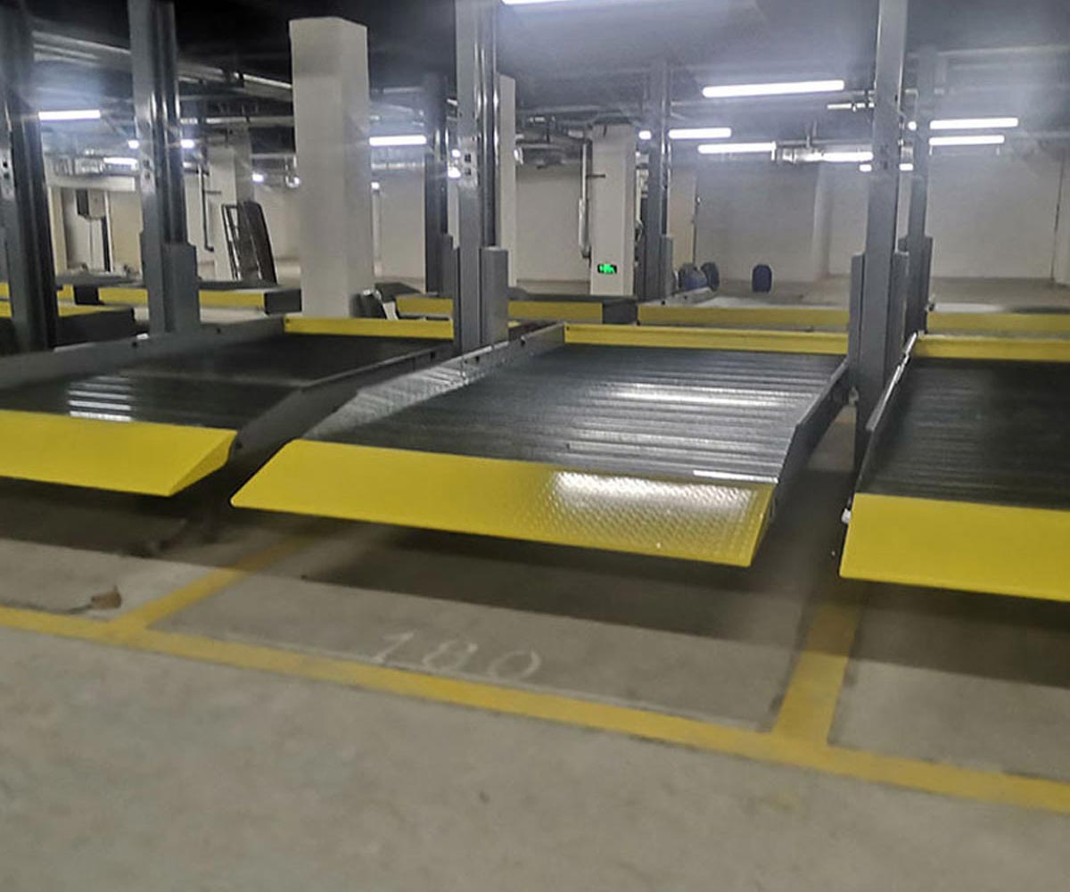 白云地下室簡易升降機械停車改造