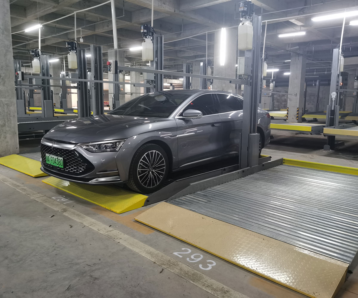 地下室兩層簡易式機械式立體車庫 地下室兩層簡易式機械式立體車庫