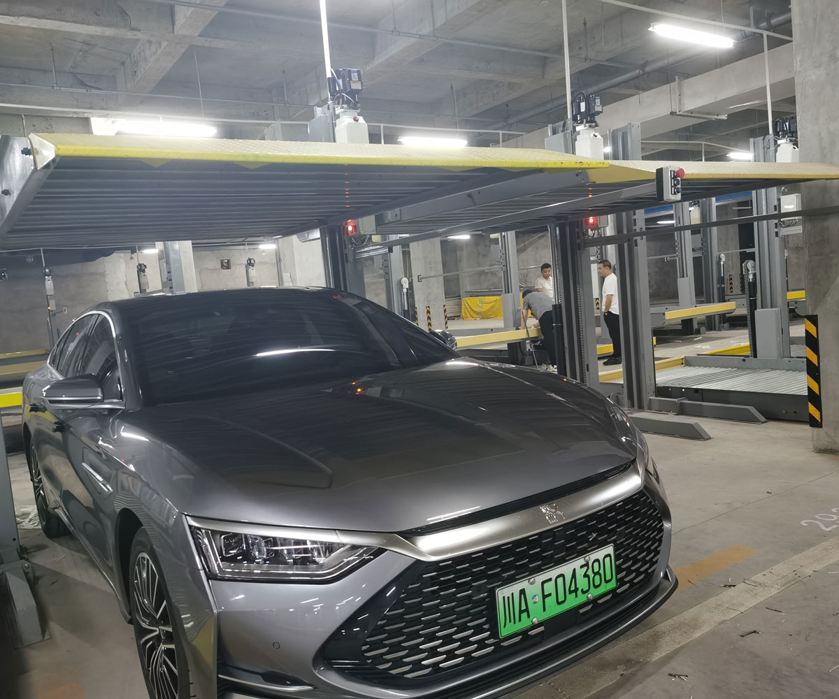 榕江PJS兩柱簡易升降機械式停車設備