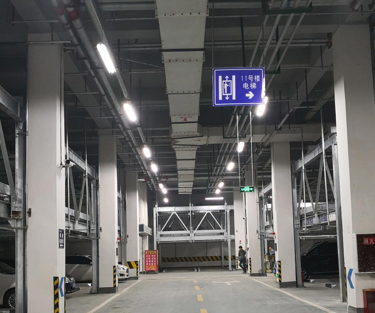 雙層左右橫移機械式立體車庫