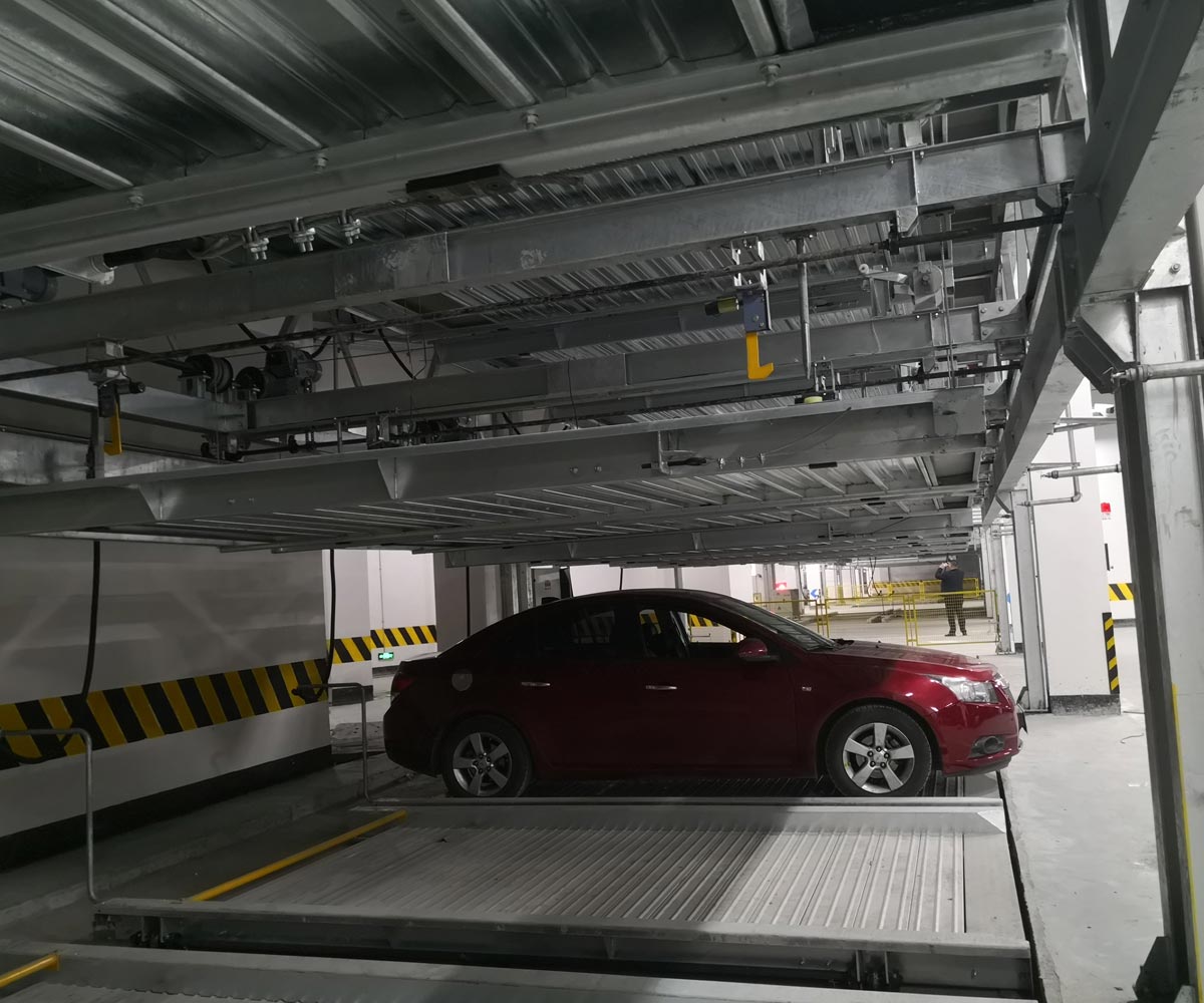 玉屏負二正二地坑式PSH4D2四層升降橫移機械式停車設備