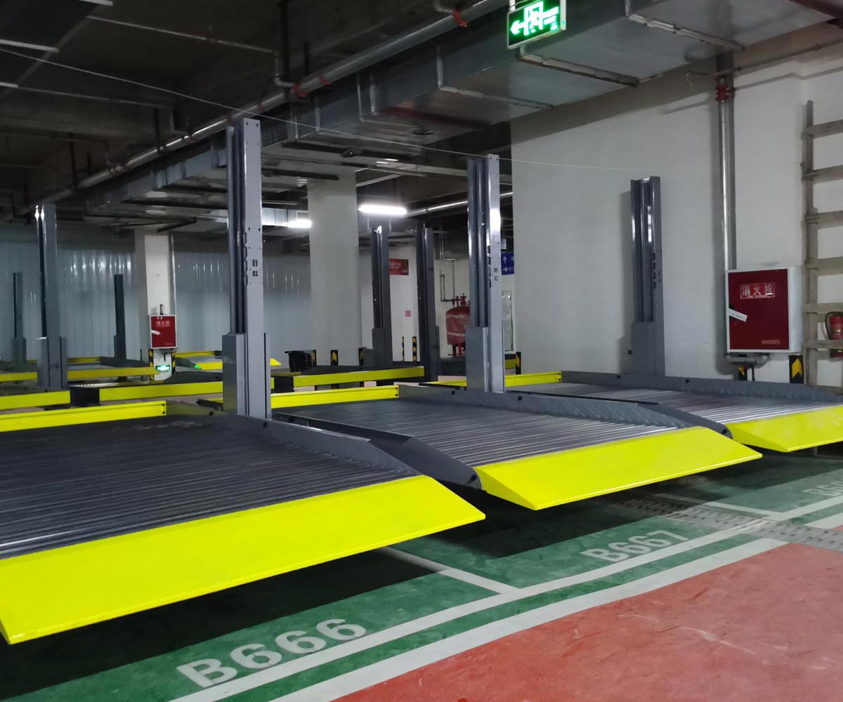 興文立體車庫的防墜措施